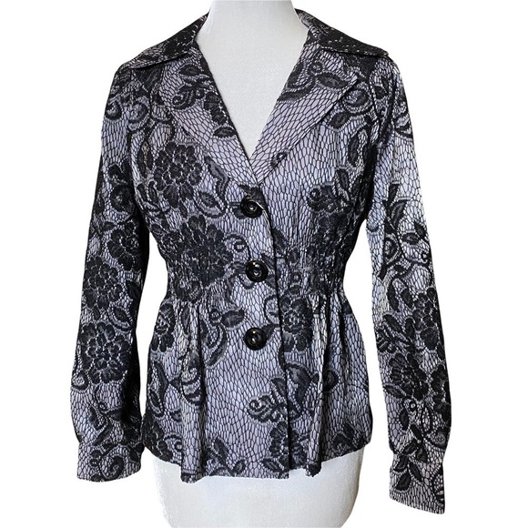 Laura Ashley Blazer. Size MP - Picture 1 of 6